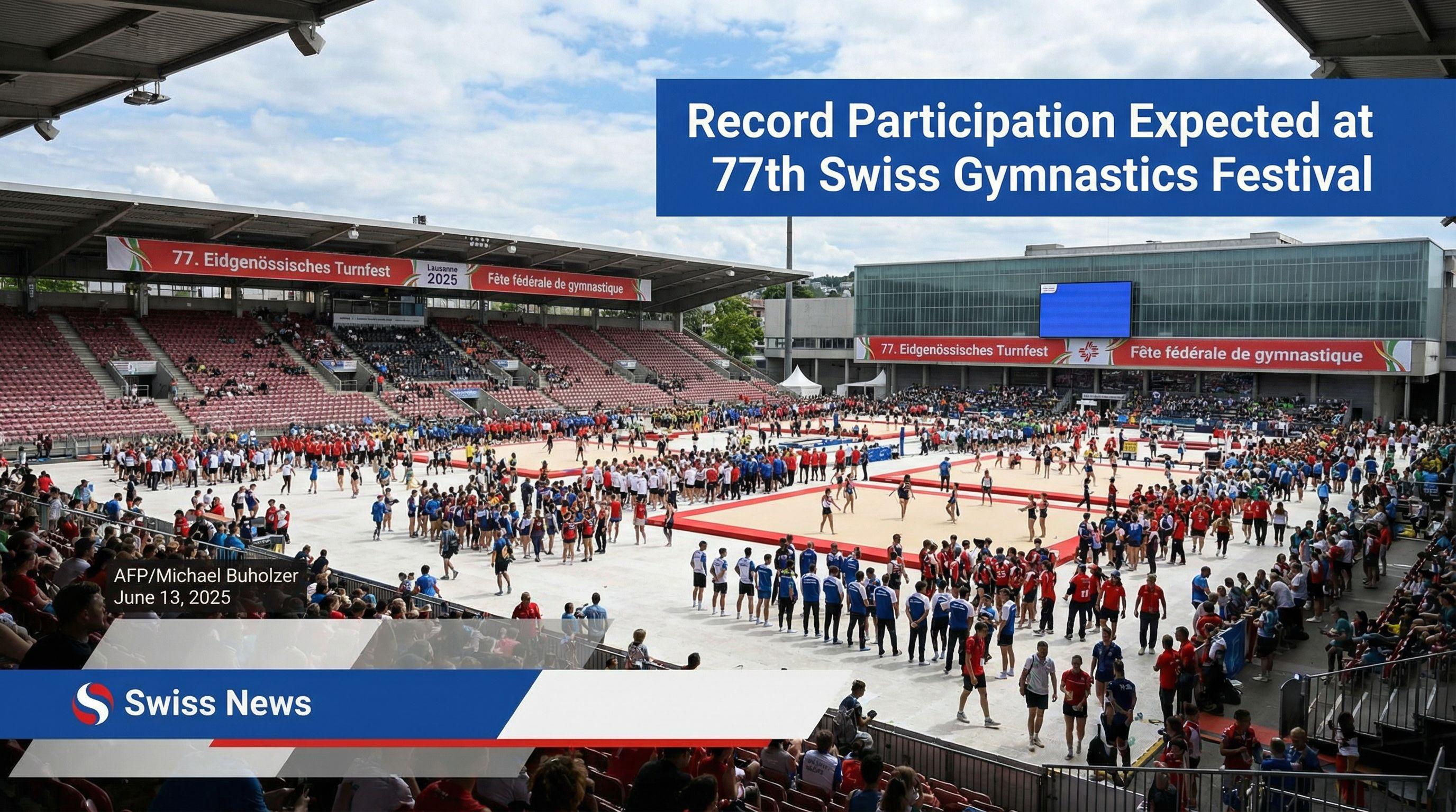 Record Participation Expected at 77th Swiss Gymnastics Festival