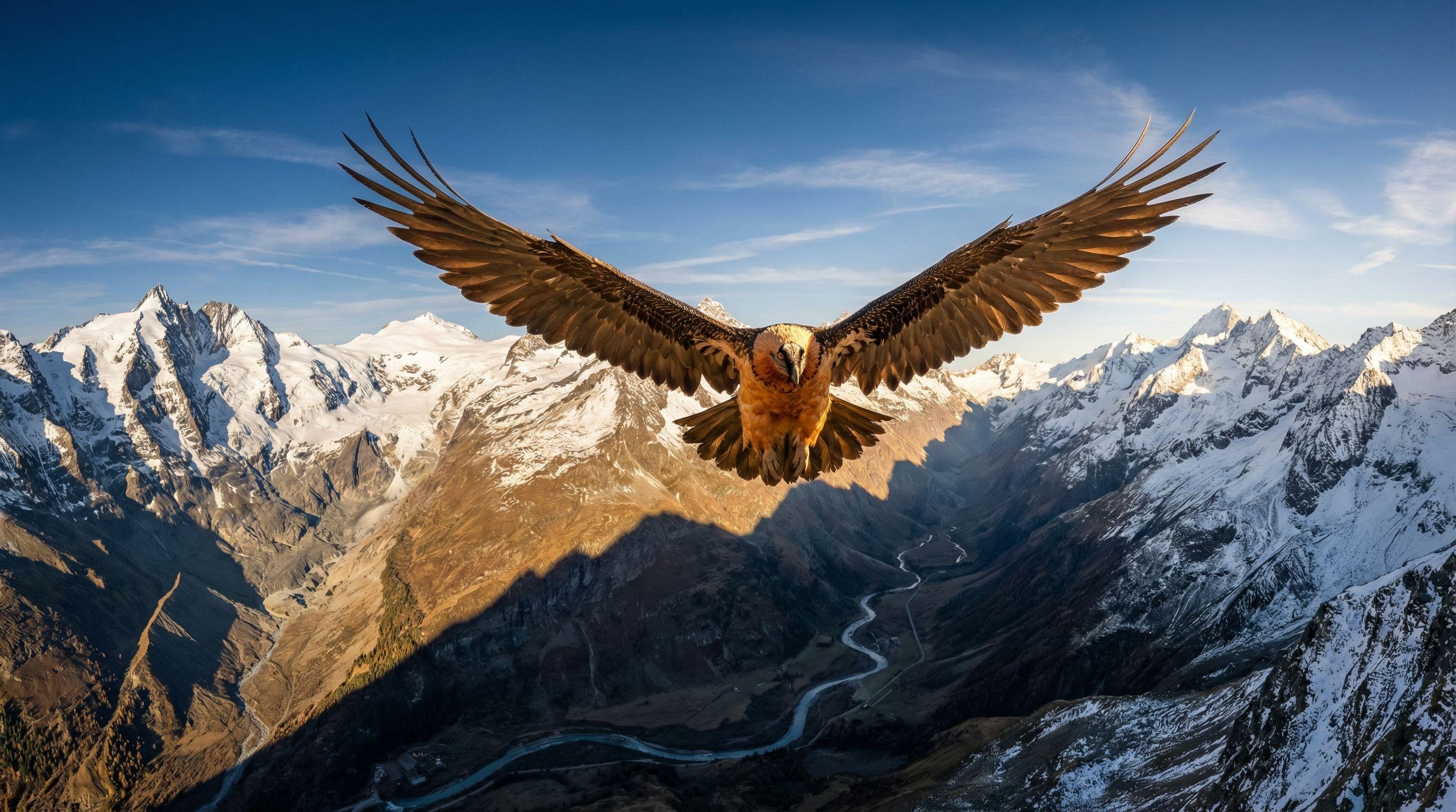 Record Year for Bearded Vultures in Swiss Alps