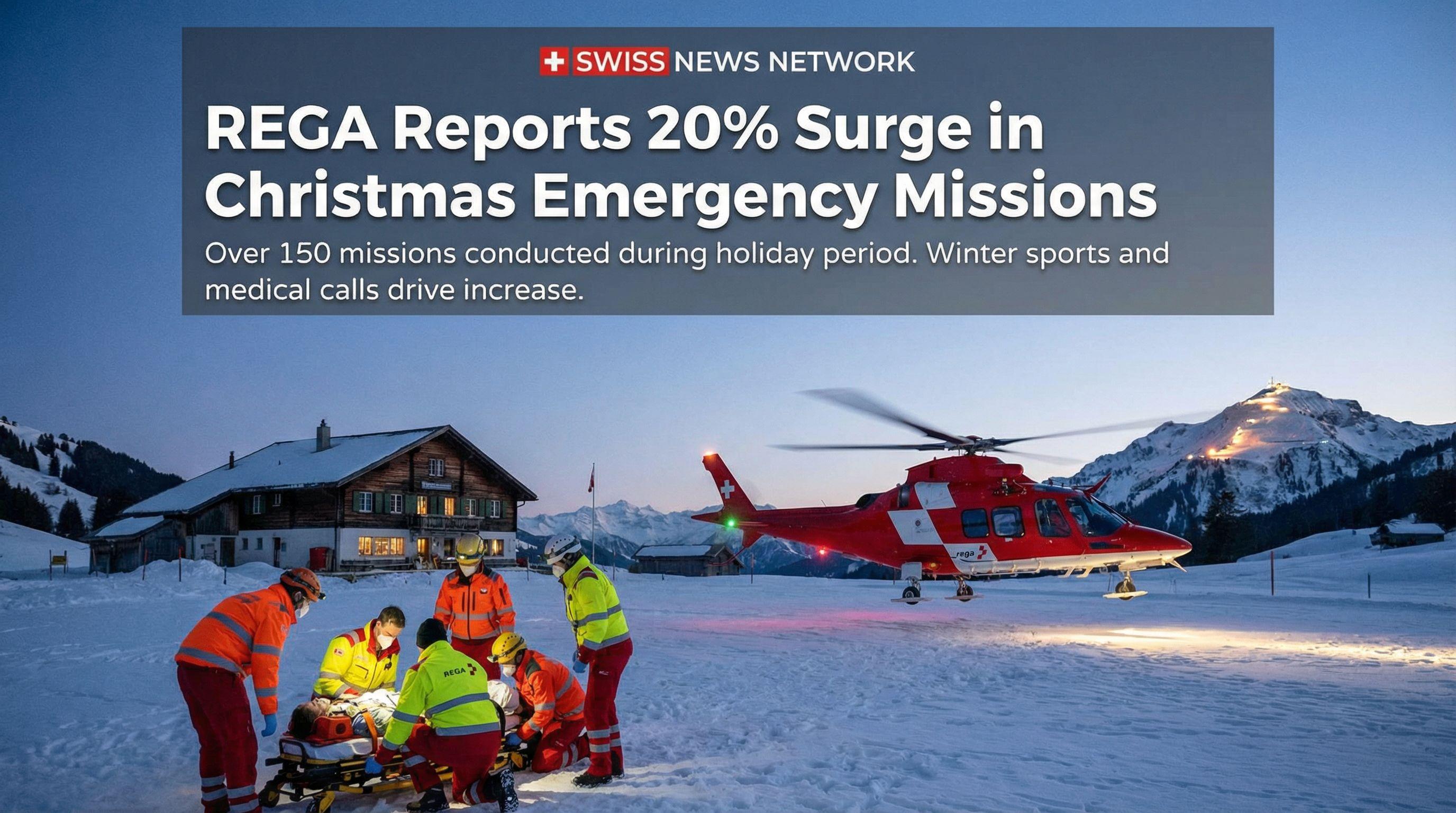 REGA Reports 20% Surge in Christmas Emergency Missions