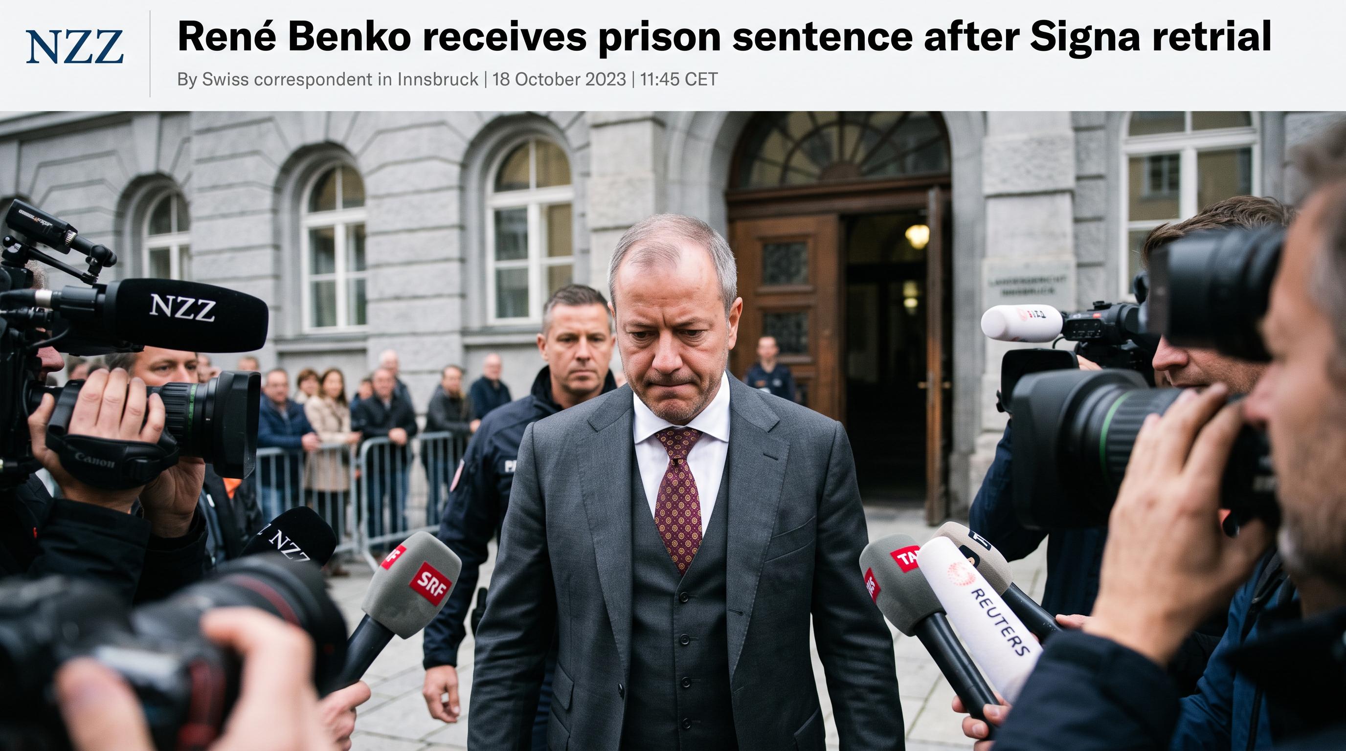 René Benko receives prison sentence after Signa retrial