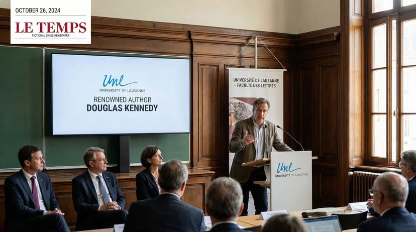 Renowned American Author Douglas Kennedy to Teach at University of Lausanne
