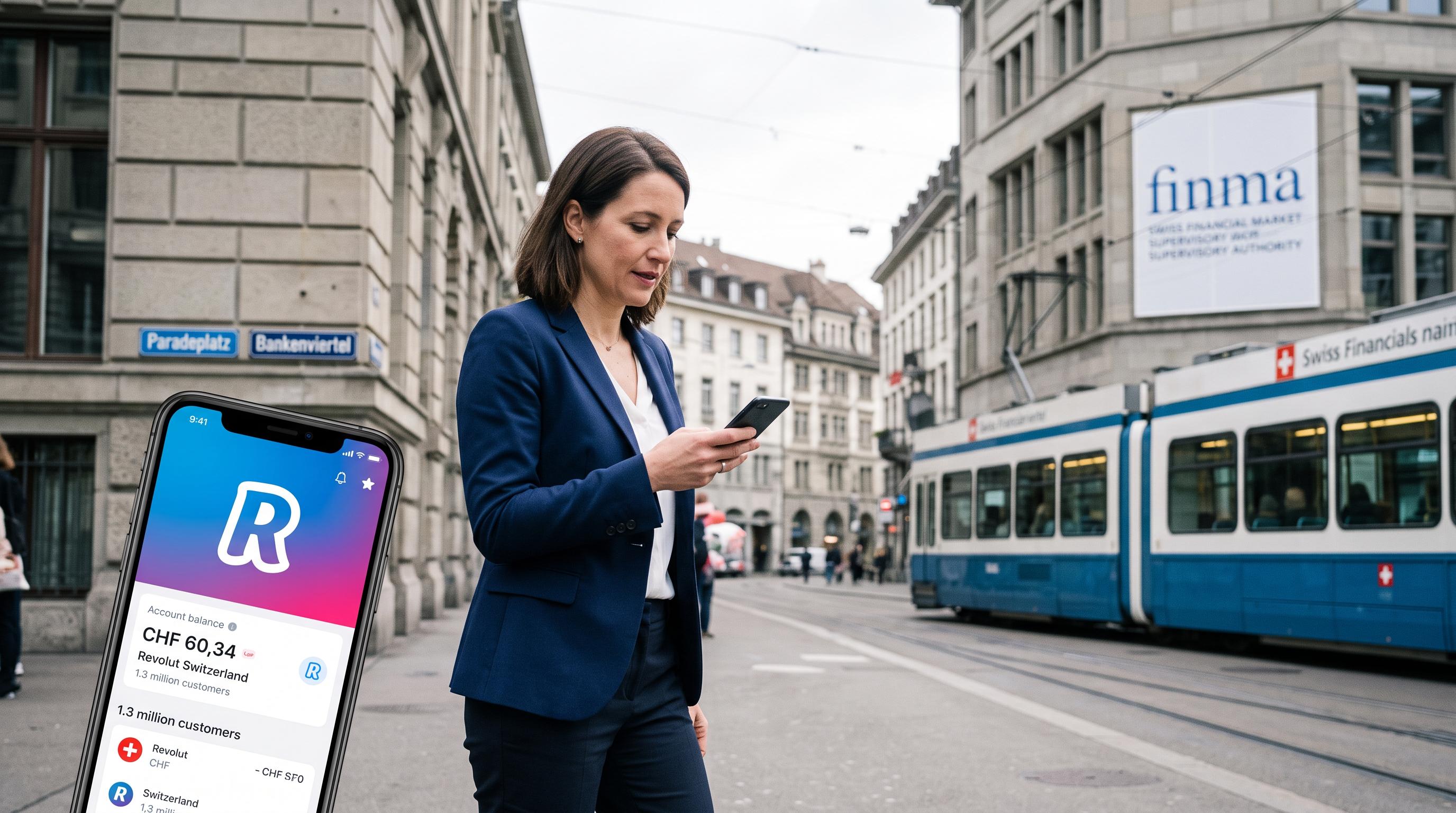 Revolut seeks Swiss banking licence after building 1.3 million-customer base
