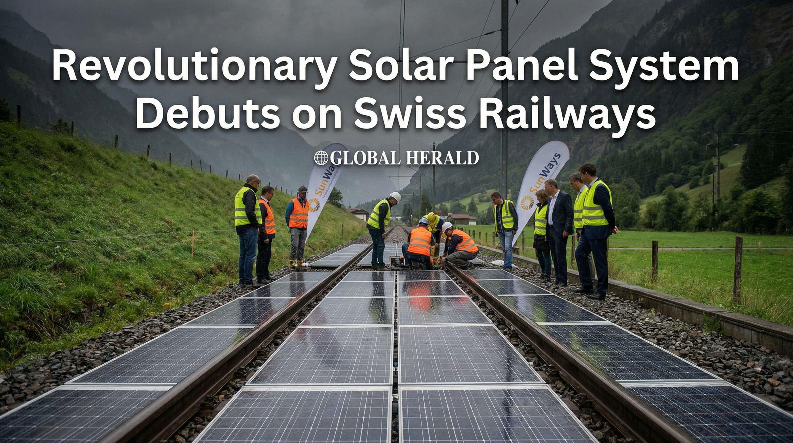 Revolutionary Solar Panel System Debuts on Swiss Railways