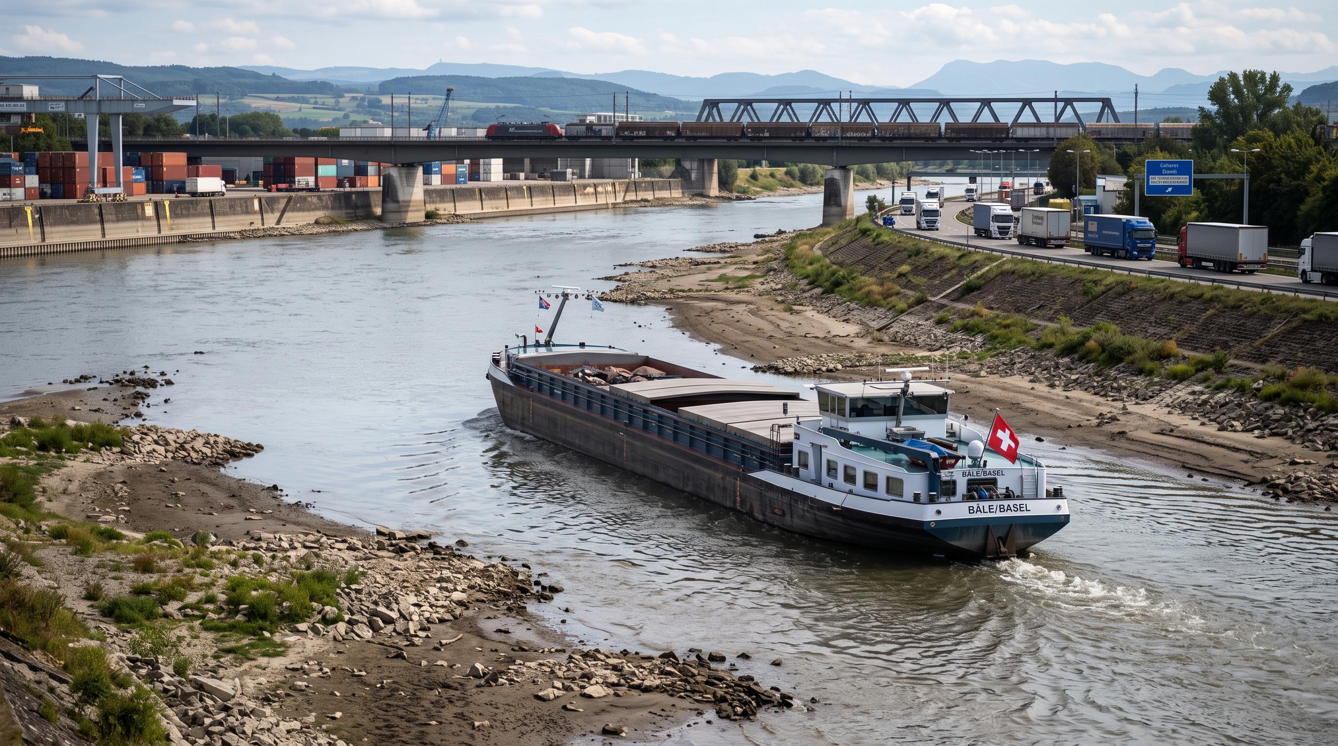 Low Rhine Water Threatens Swiss Supply Chains and Could Push Up Prices