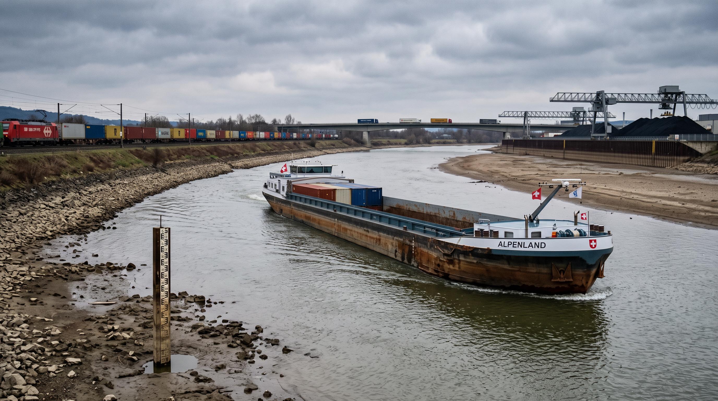 Low Rhine water threatens to raise Swiss transport and consumer costs