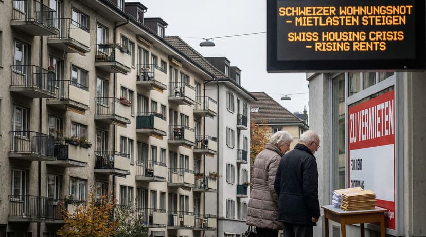 Rising Rents Put Heavy Financial Burden on Swiss Households Nationwide