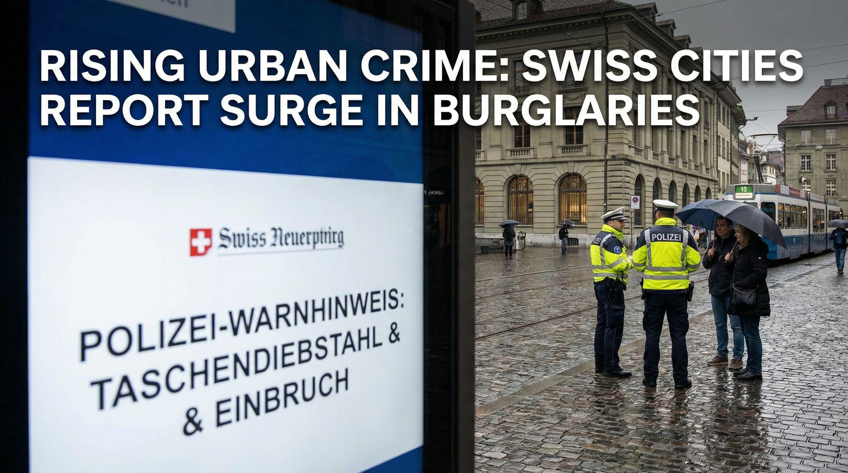 Rising Urban Crime: Swiss Cities Report Surge in Burglaries