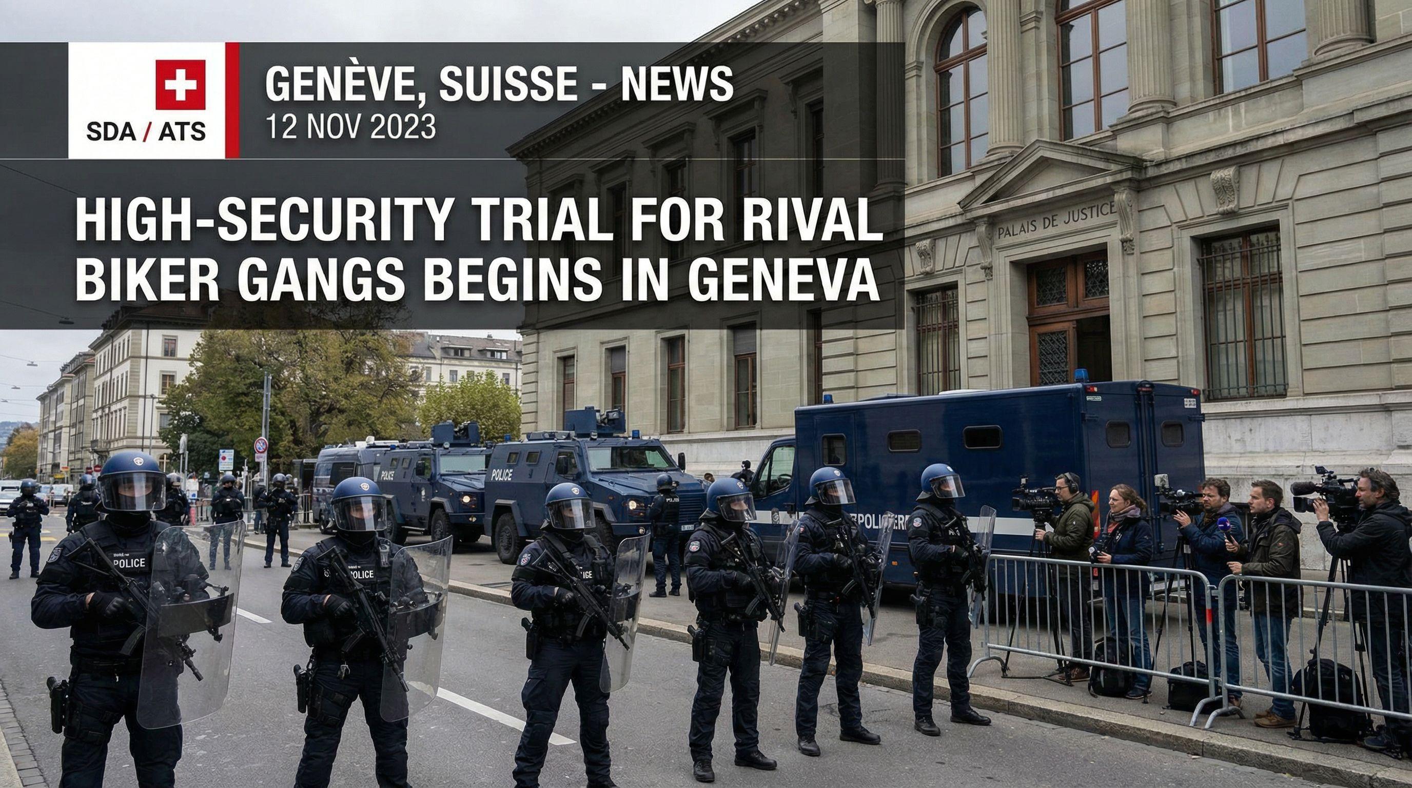 High-Security Trial for Rival Biker Gangs Begins in Geneva