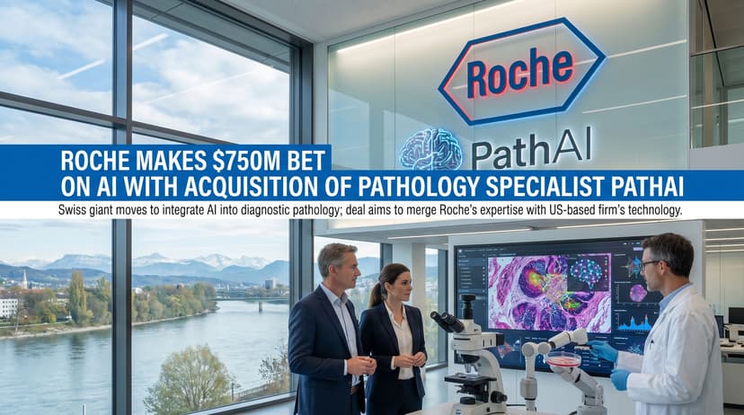 Roche Makes $750M Bet on AI with Acquisition of Pathology Specialist PathAI