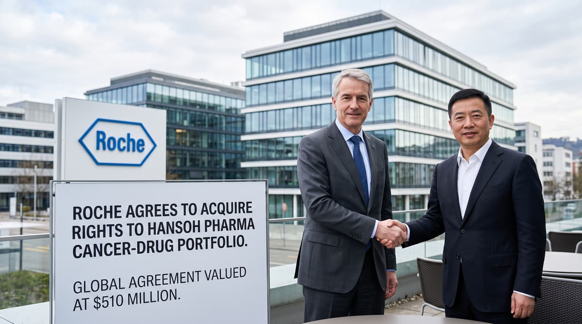 Roche buys rights to Chinese cancer-drug portfolio for $510 million