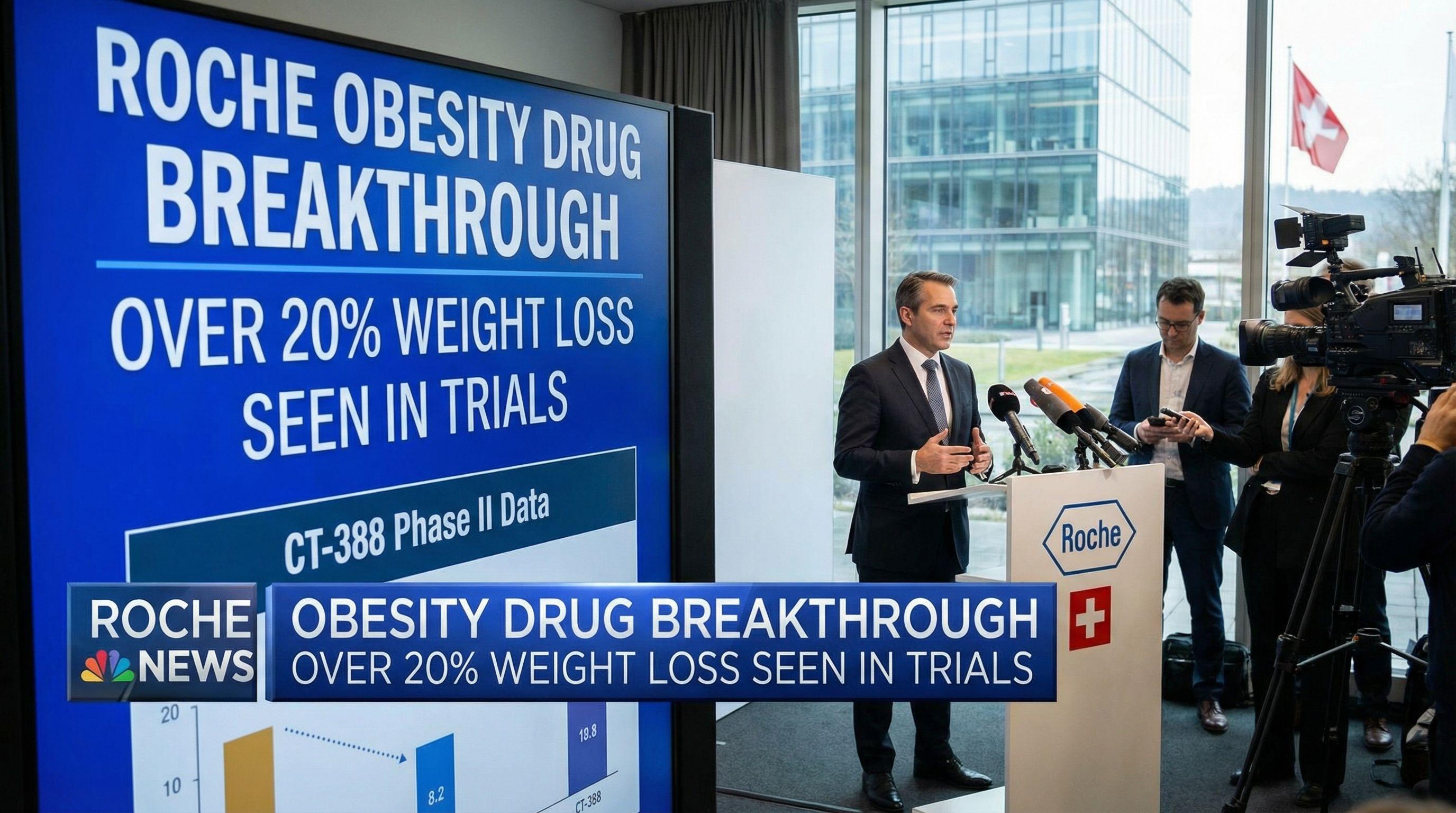 Roche Reports Breakthrough with Obesity Drug Showing Over 20% Weight Loss in Trials