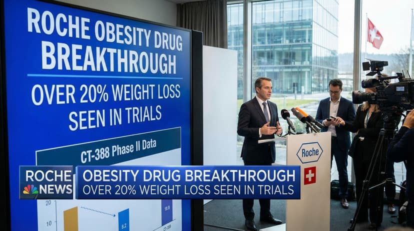 Roche Reports Breakthrough with Obesity Drug Showing Over 20% Weight Loss in Trials