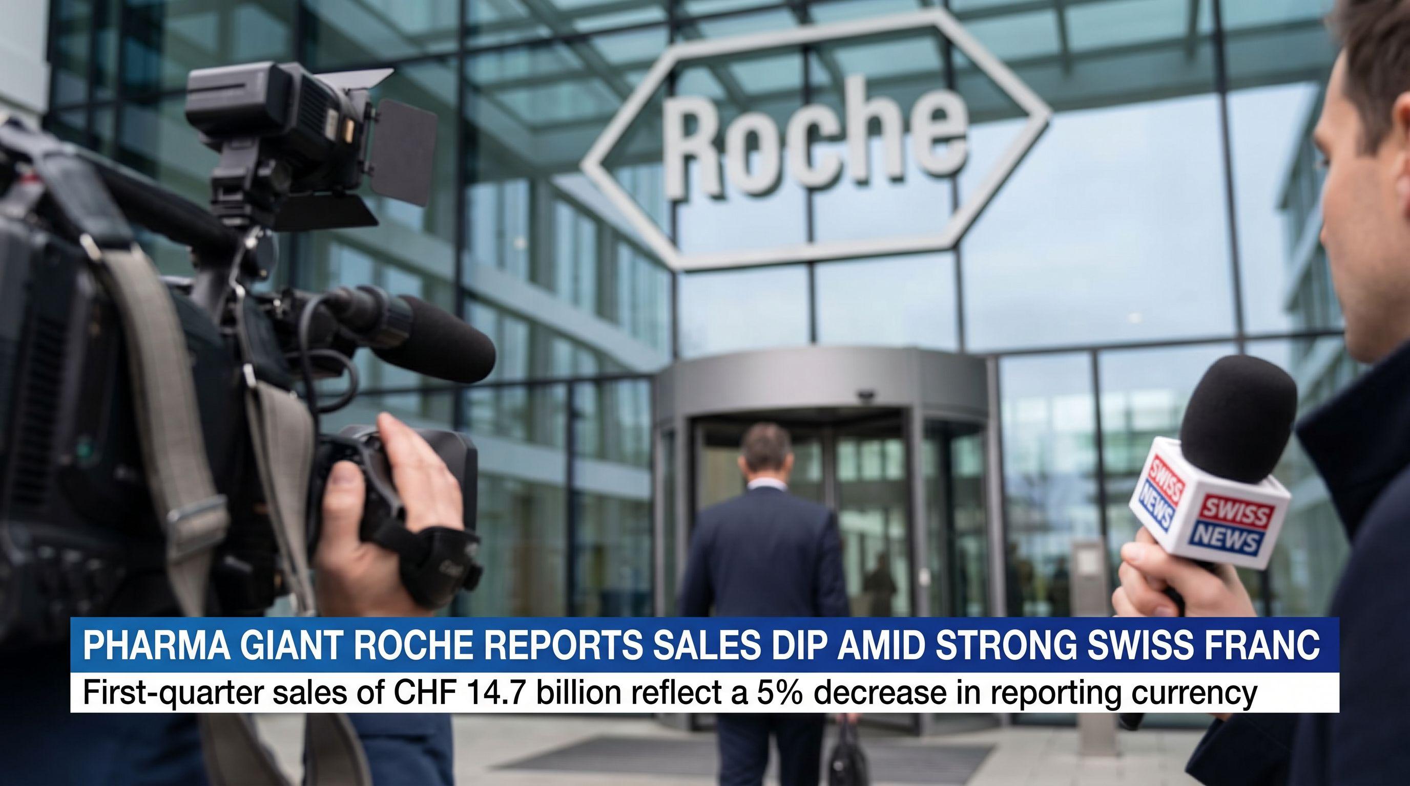 Pharma Giant Roche Reports Sales Dip Amid Strong Swiss Franc