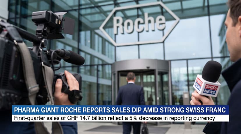 Pharma Giant Roche Reports Sales Dip Amid Strong Swiss Franc