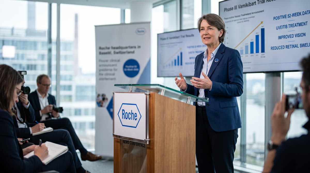 Roche reports positive data for experimental eye-disease treatment