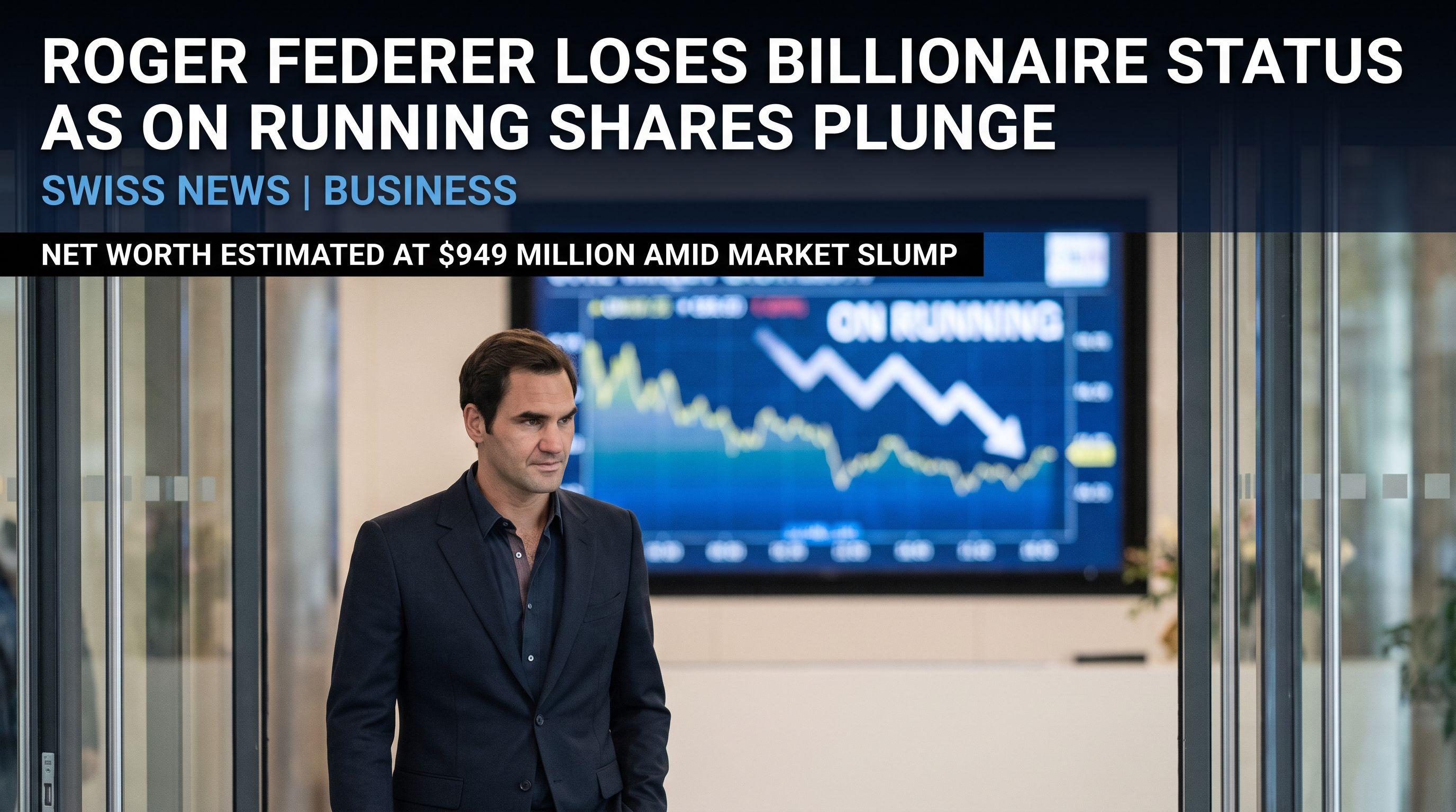 Roger Federer Loses Billionaire Status as On Running Shares Plunge