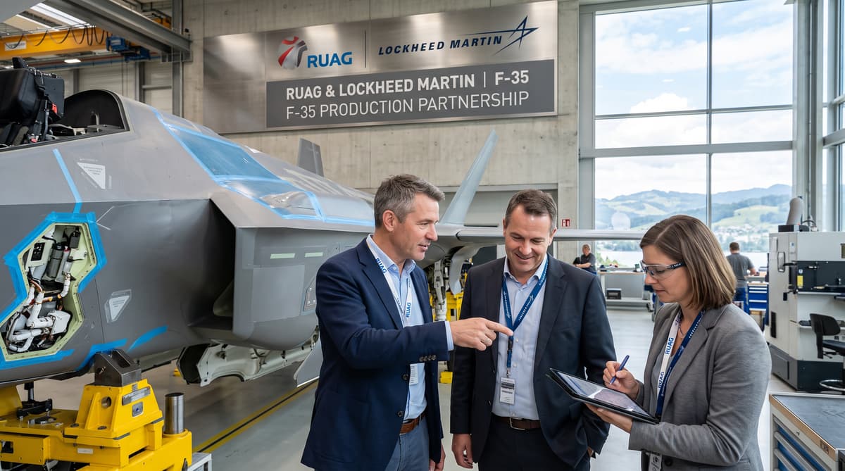 Ruag and Lockheed Martin expand F-35 fighter-jet work in Switzerland