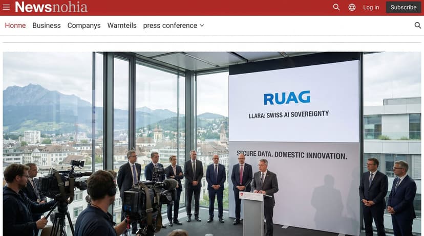 Swiss Defence Firm RUAG to Utilize Domestically Developed AI for Sensitive Data