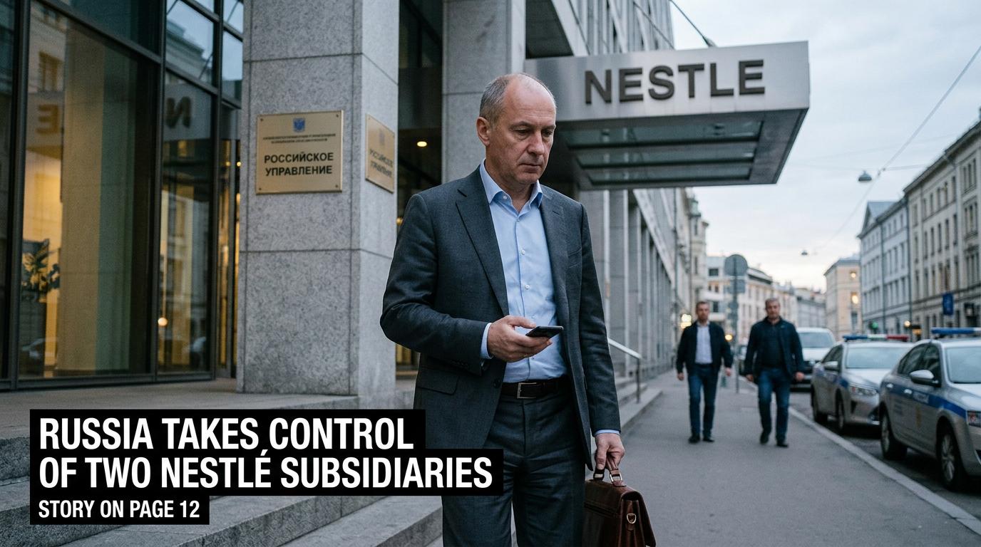 Russia takes control of two Nestlé subsidiaries