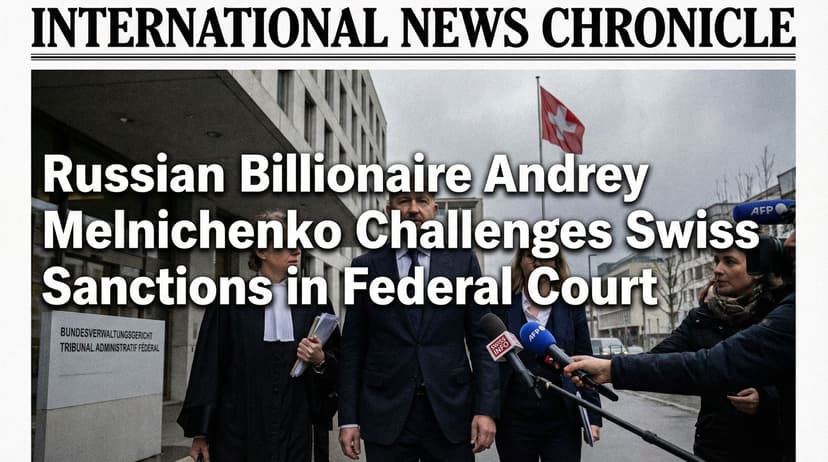 Russian Billionaire Andrey Melnichenko Challenges Swiss Sanctions in Federal Court
