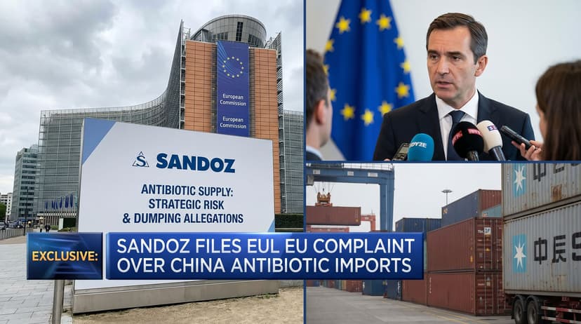 Sandoz Accuses China of Antibiotic 'Dumping,' Citing Strategic Health Risks