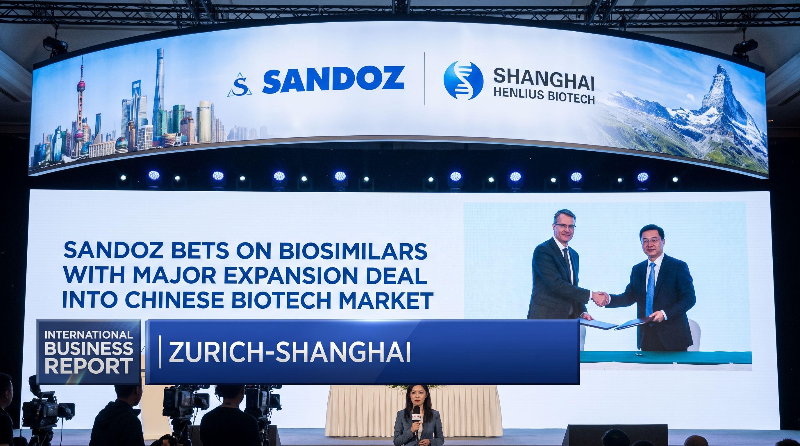 Sandoz Bets on Biosimilars with Major Expansion Deal into Chinese Biotech Market