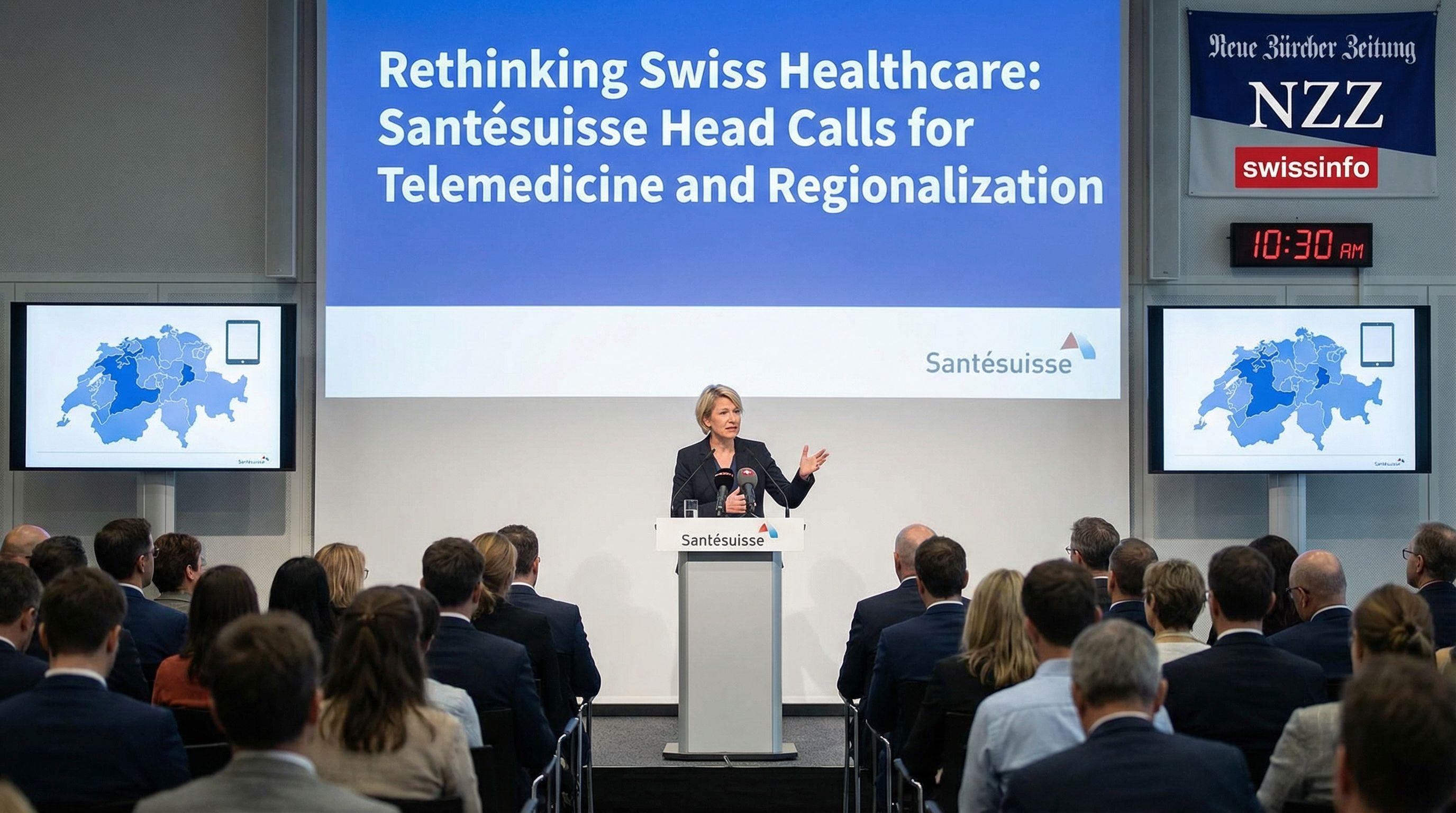 Rethinking Swiss Healthcare: Santésuisse Head Calls for Telemedicine and Regionalization