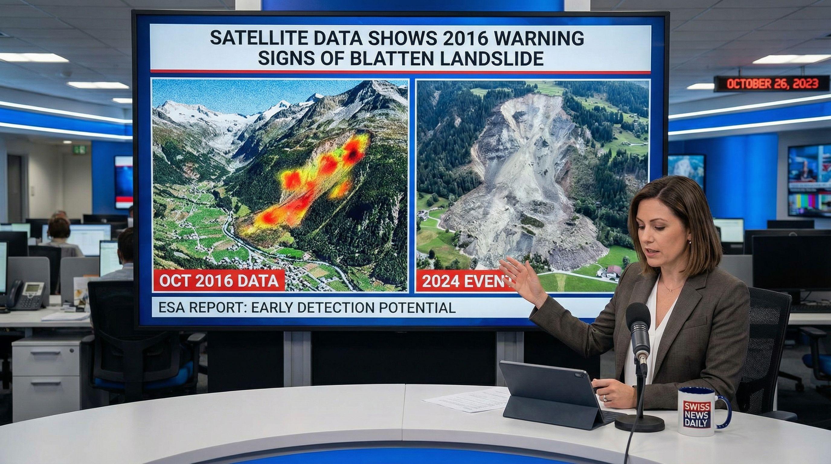 Satellite Data Shows 2016 Warning Signs of Blatten Landslide