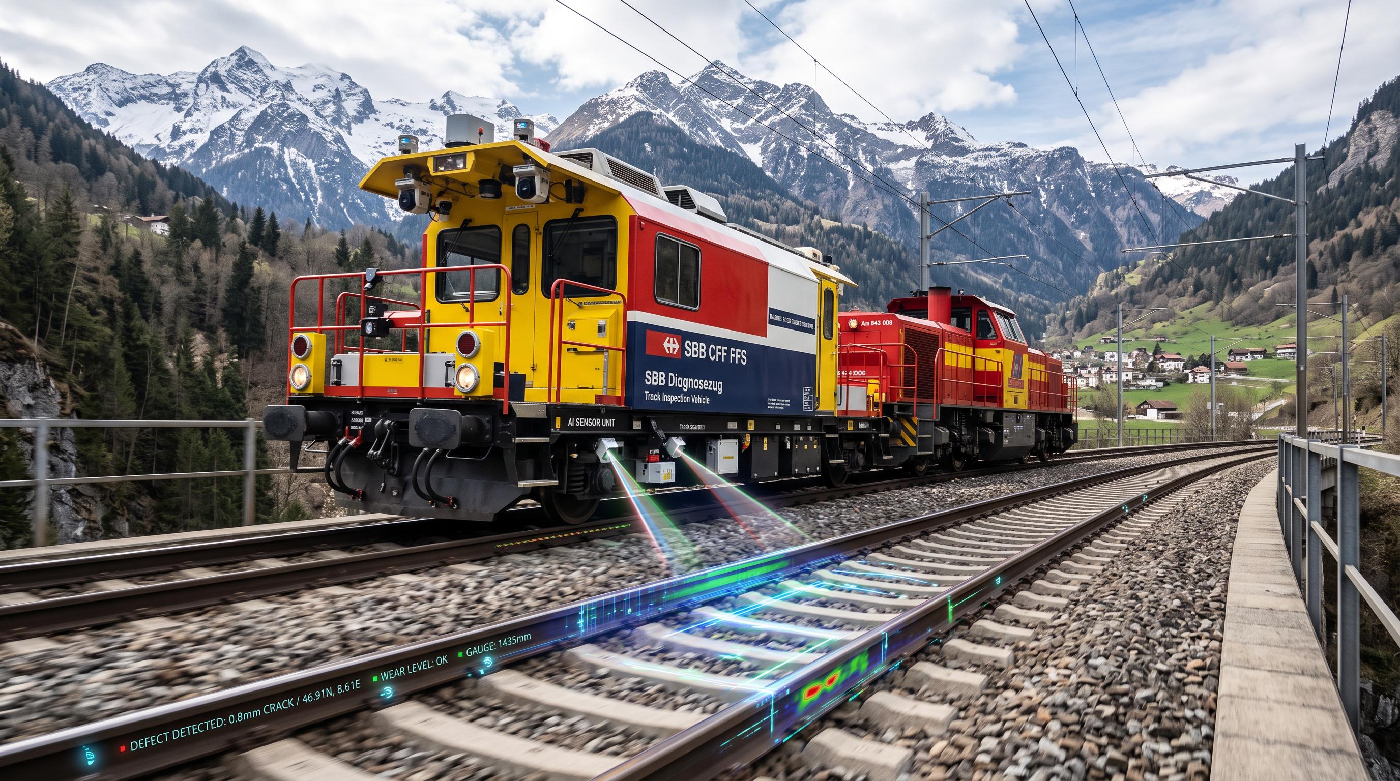 How Swiss Railways uses AI to detect track defects