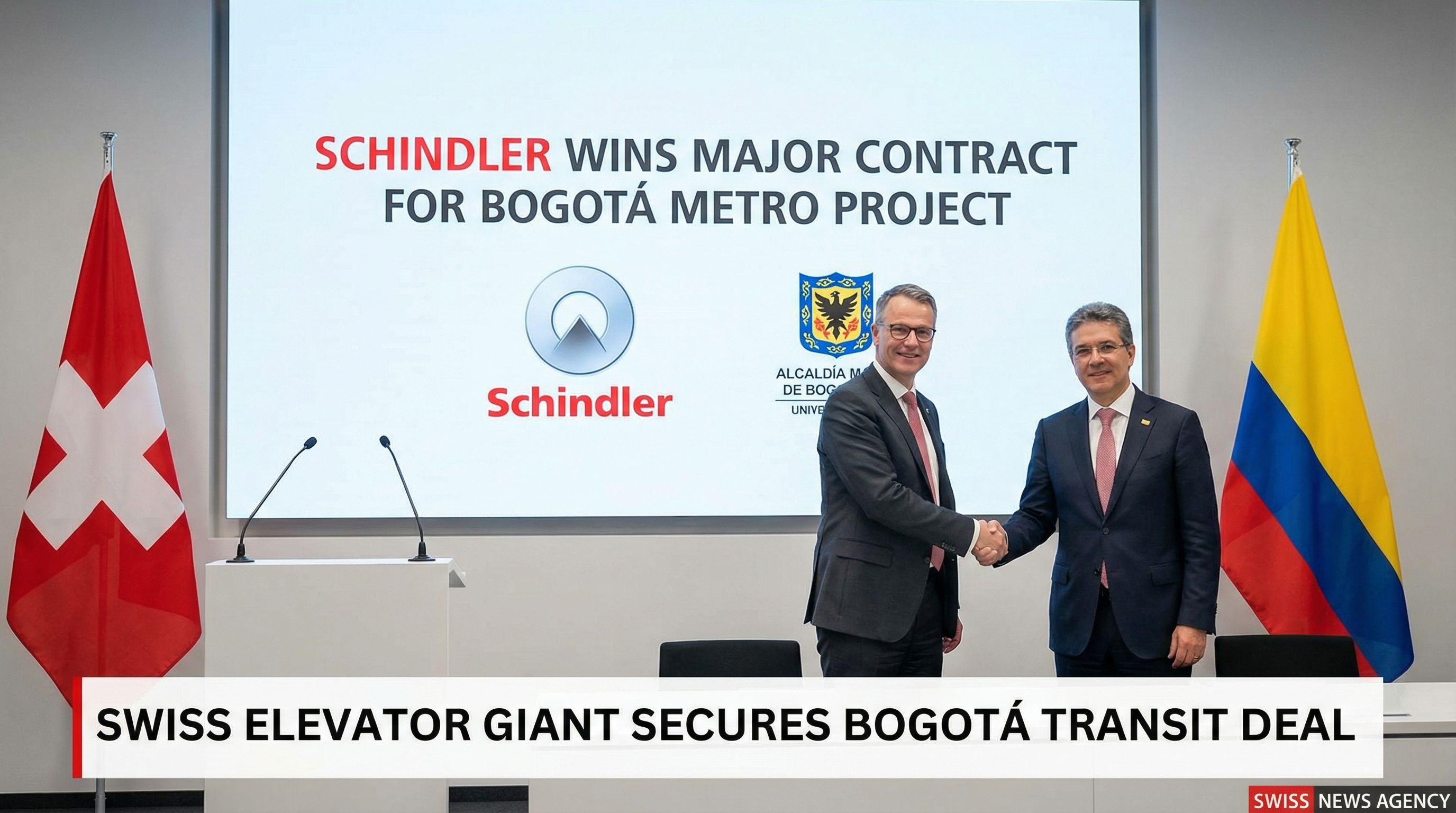 Schindler wins major contract for Bogotá Metro project