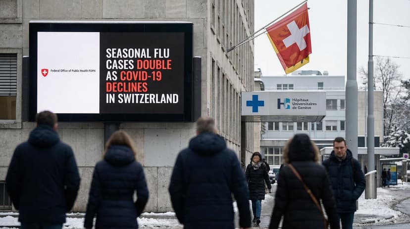 Seasonal Flu Cases Double as COVID-19 Declines in Switzerland