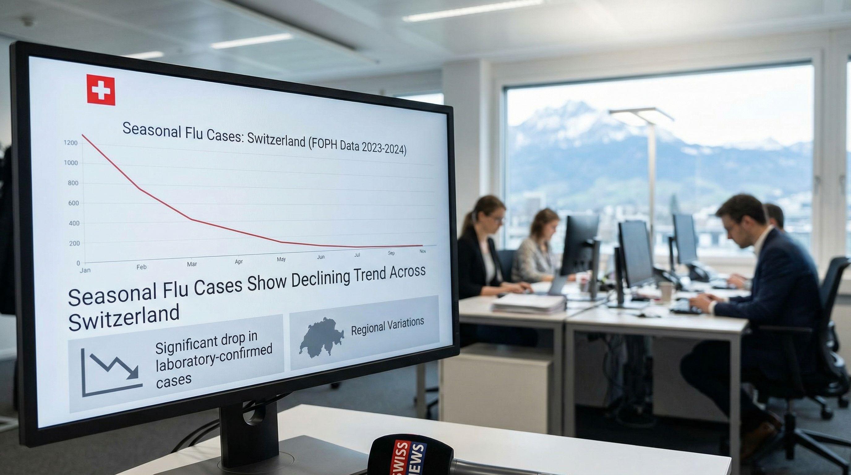 Seasonal Flu Cases Show Declining Trend Across Switzerland