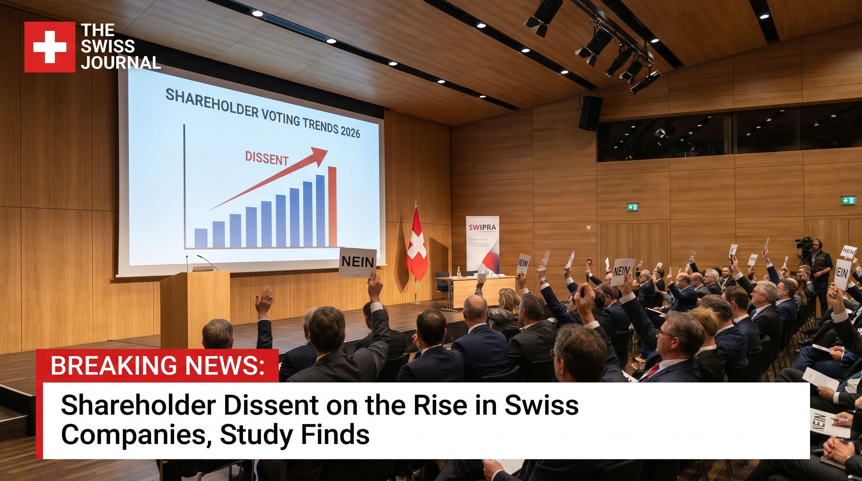 Shareholder Dissent on the Rise in Swiss Companies, Study Finds