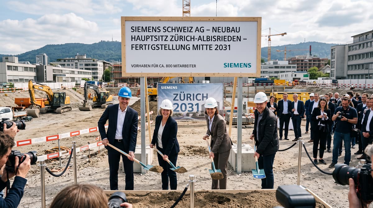 Siemens Switzerland plans new Zurich headquarters for 2031