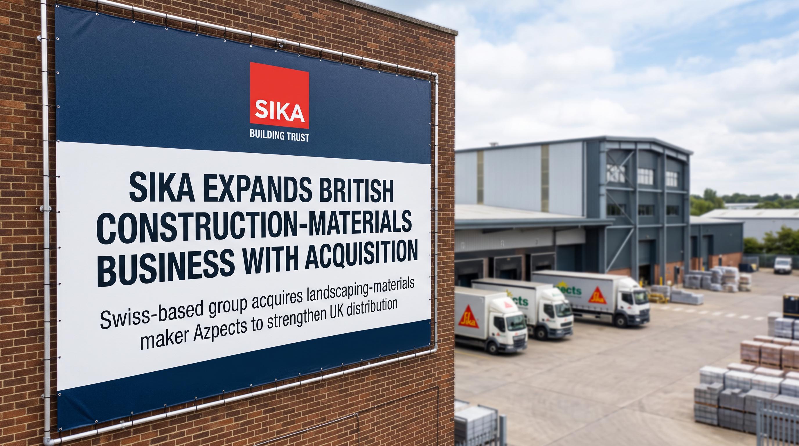 Sika expands its British construction-materials business with acquisition