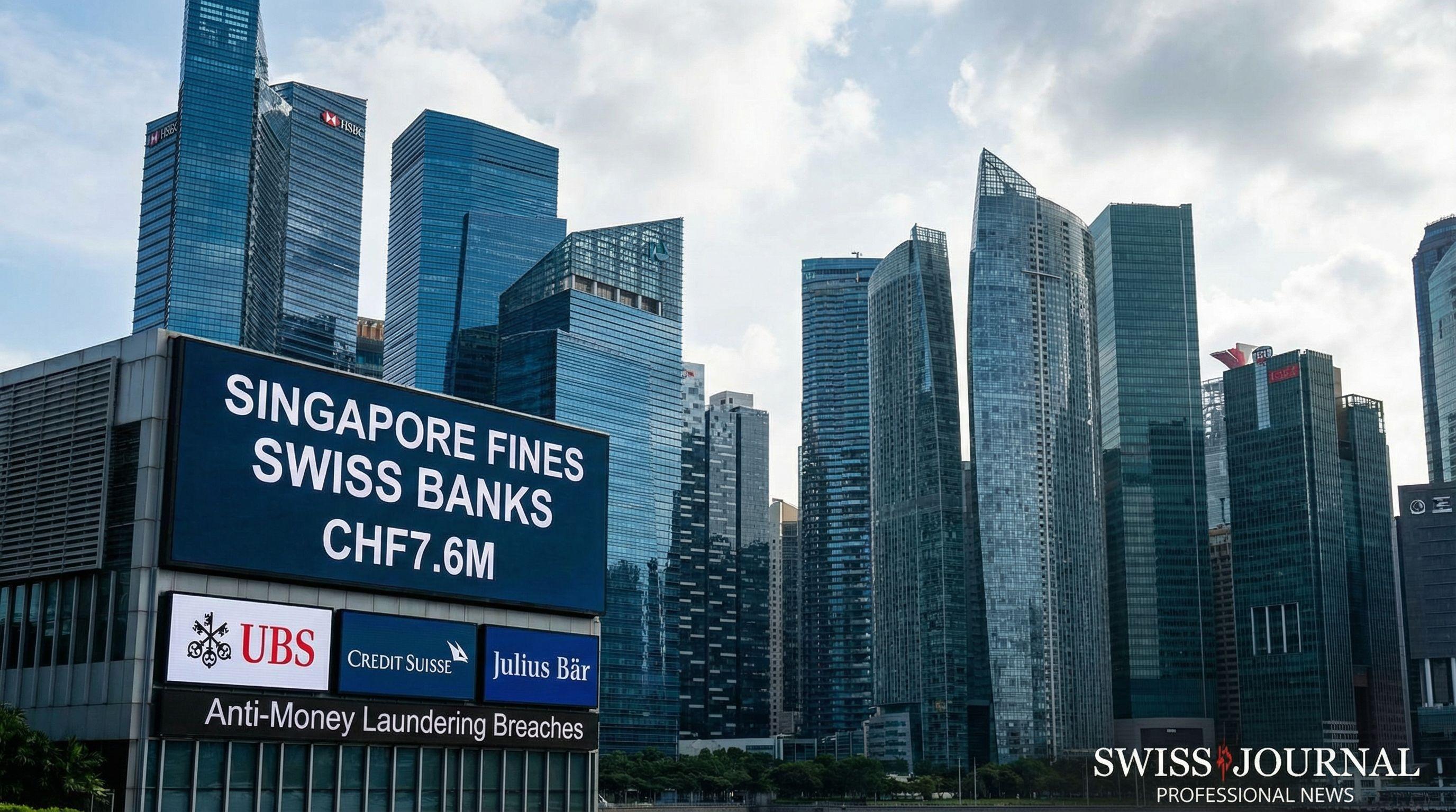Singapore Fines Swiss Banks CHF7.6M for Anti-Money Laundering Breaches