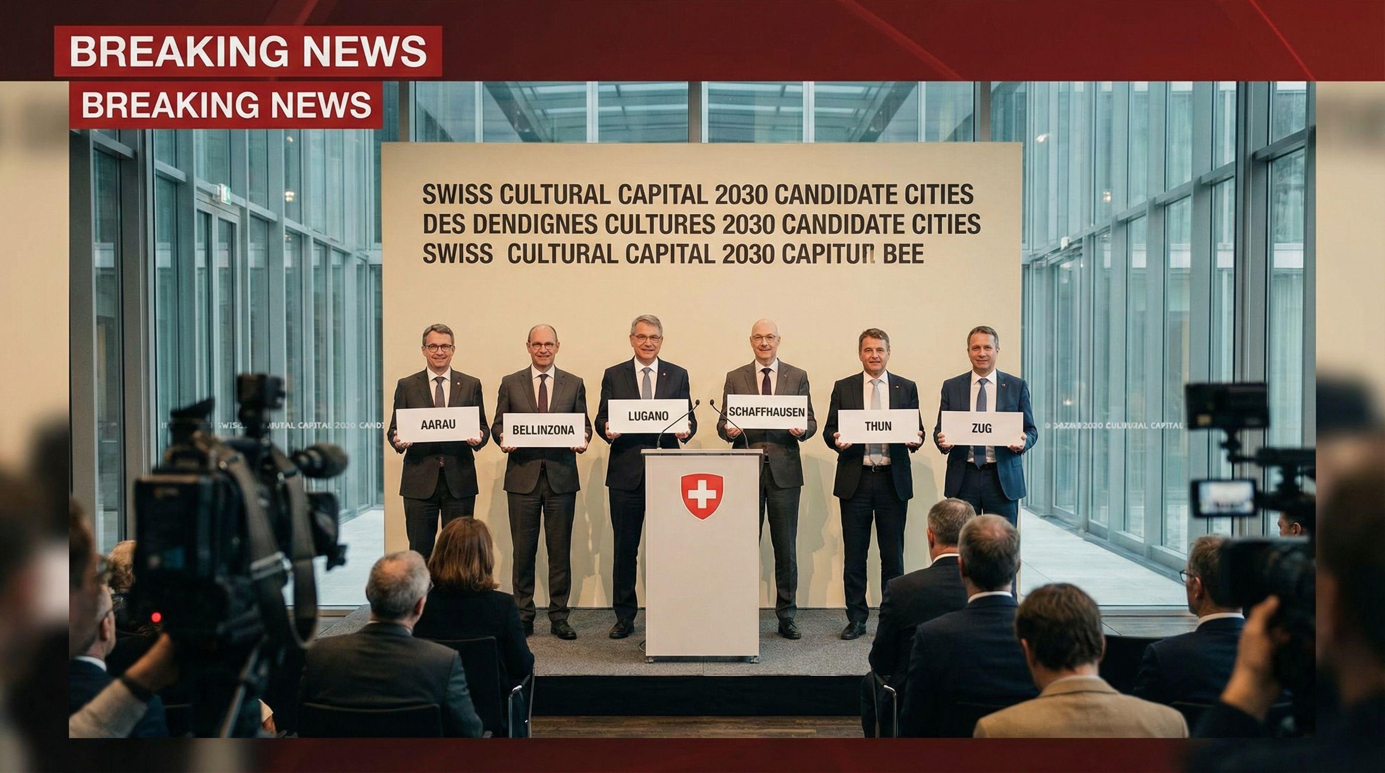 Six Cities Compete for Swiss Cultural Capital 2030