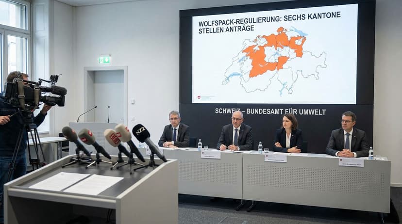 Six Swiss Cantons Seek Permission for Wolf Pack Control