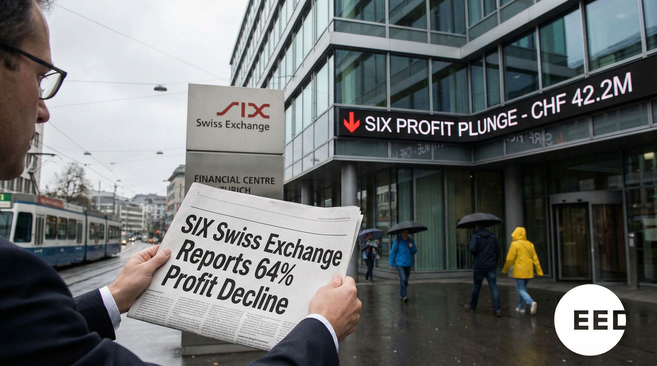SIX Swiss Exchange Reports 64% Profit Decline