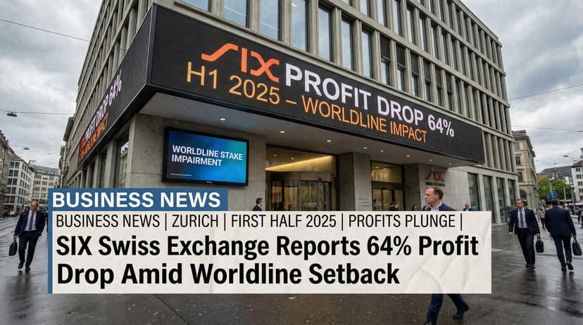SIX Swiss Exchange Reports 64% Profit Drop Amid Worldline Setback
