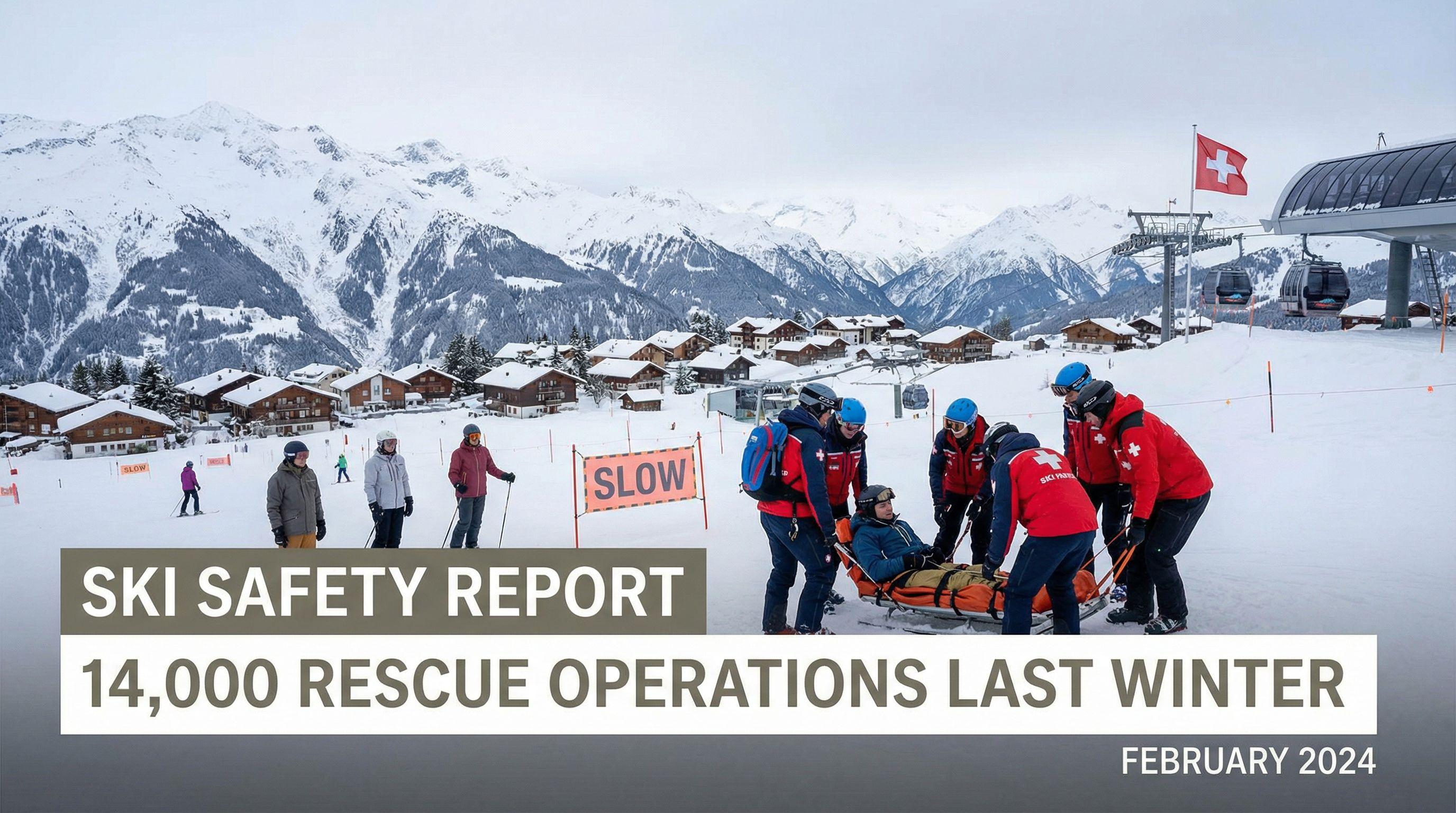 Ski Safety Report: 14,000 Rescue Operations Last Winter