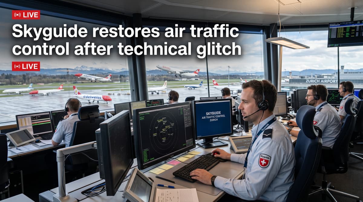 Skyguide restores air traffic control after technical glitch