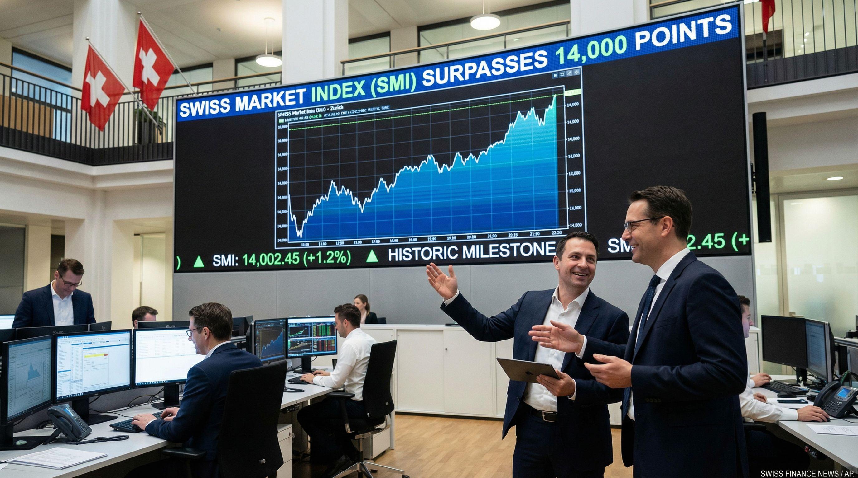 Swiss Market Index (SMI) Surpasses 14,000-Point Milestone for First Time