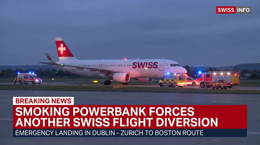 Smoking Powerbank Forces Another SWISS Flight Diversion