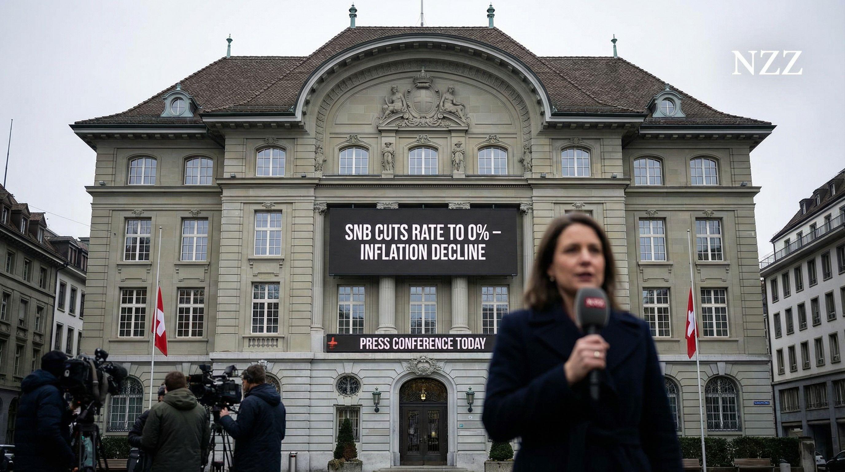 SNB cuts interest rate to zero amid inflation decline