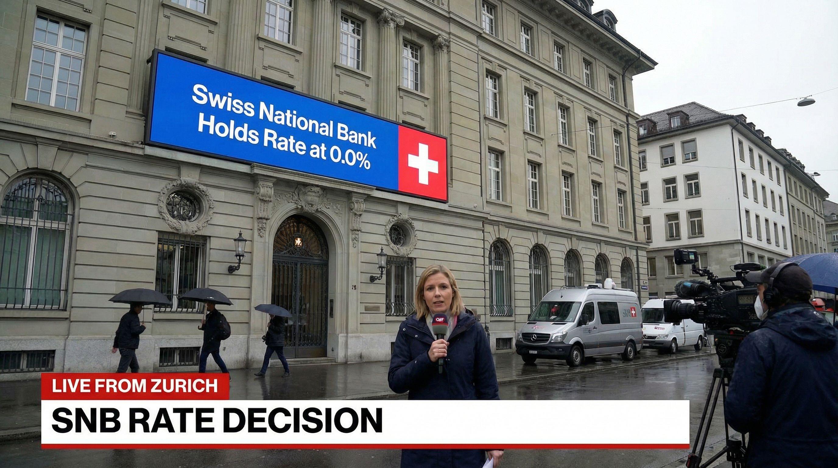 Swiss National Bank Holds Interest Rate at 0.0% Amid Global Uncertainty