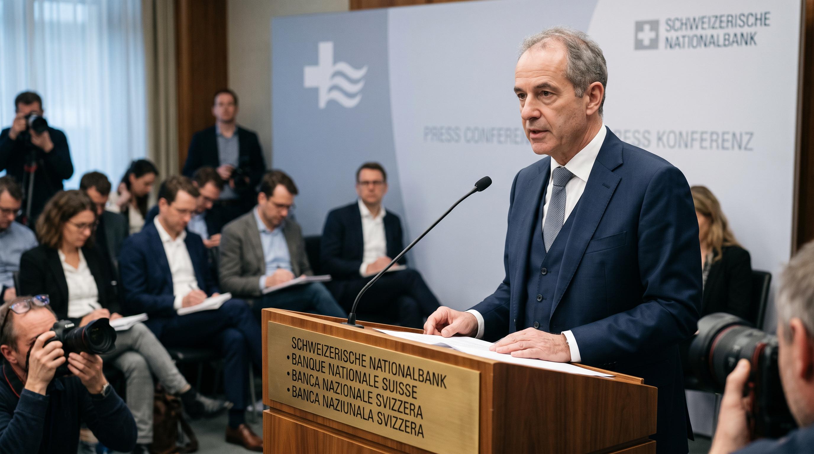 Swiss central bank keeps policy rate at zero