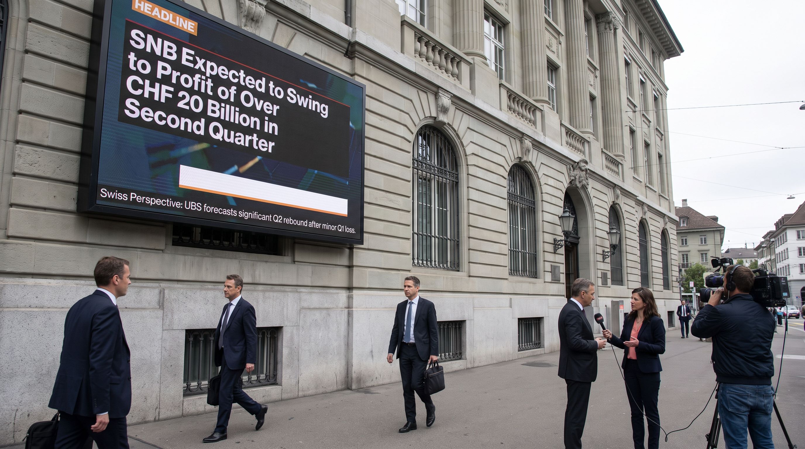 SNB Expected to Swing to Profit of Over CHF 20 Billion in Second Quarter