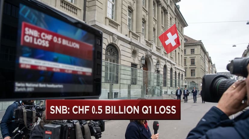 Swiss National Bank Posts Half-Billion Franc Loss in First Quarter