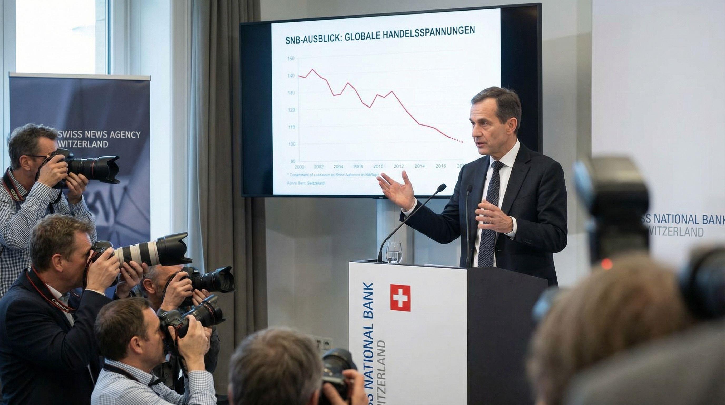 SNB Warns of Economic Slowdown Amid Global Trade Tensions